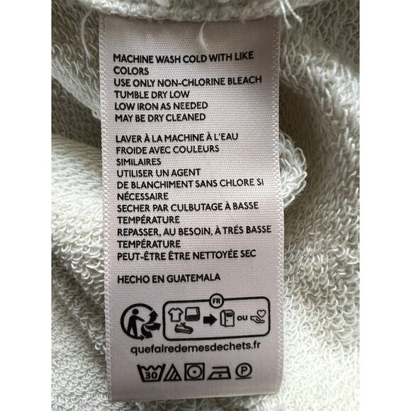 FREE PEOPLE WOMENS SIZE LARGE CAMDEN HENLEY SLOUCHY SWEATSHIRT IVORY NEW - Picture 13 of 15